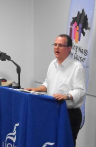 Paul Nowak "Poverty pay has no place in one of the world's richest countries."