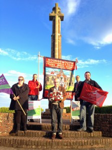 BCP TUC members mark Workers' Memorial Day 2014