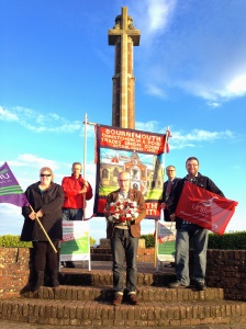 BCP TUC members mark Workers' Memorial Day 2014
